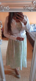 H&M bavlněné midi šaty bez ramínek - 8