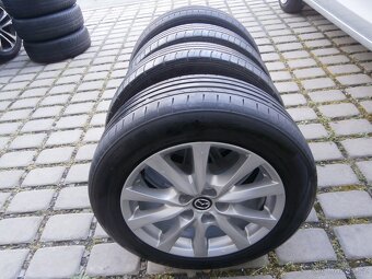 letní alu kola 5 x 114.3 225 55 17 originál mazda - 8