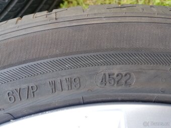 alu Škoda Octavia 3,letní 205/50/17 Barum 7-8mm - 8
