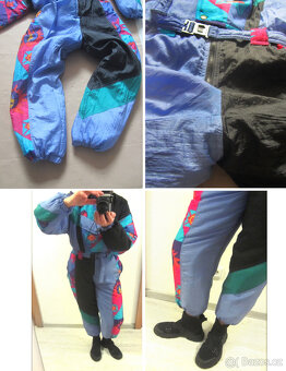 Vintage 90s zimní kombinéza dětská-teen-petit-XXS/XS - 8