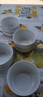 Porcelánové šálky Art Deco H.C.Chodau - 8