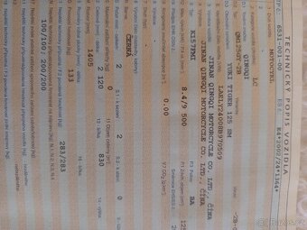 Prodám motocykl TIGER 125 ccm - 8