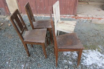 4 x stará židle - 8