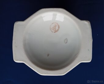 SECESNÍ DÓZY TENKOSTĚNNÝ PORCELÁN ZLACENÉ - 8