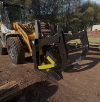 Kleště na dřevo s harvestorovou pilou - 8