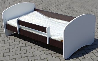 Dětská postel s matrací 180x90cm POLICIE - 8