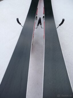 Skialpove lyze TECNO Snowcat 144 cm + pasy Coltex TOP STAV  - 8