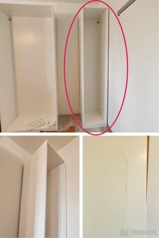 Bílá skříň IKEA PAX (rám 50 cm) - 8