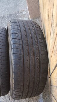 2ks letni pneu Dunlop 225/45-17 vzorek 4,5-5mm - 8