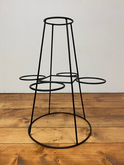 Květinové stojany s oky na květináče / různé druhy - 8