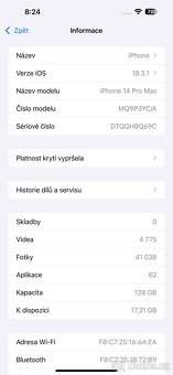 Apple iPhone 14 Pro Max - 128GB - 8