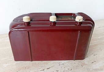 Art Deco starožitné rádio Talisman, krásný stav, plně funkčn - 8