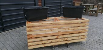 Dekorativní vyvýšené modřínové záhony - 8