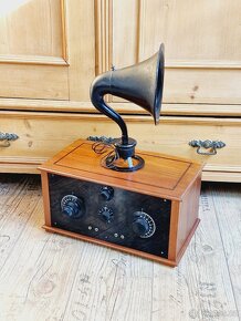 Starožitné rádio Telefunken Marconi II. včetně reproduktoru - 8