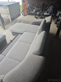 Rozkládací sedací souprava s úložným prostorem - 8