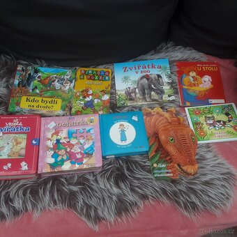 Různé hračky, knihy, obleceni - 8