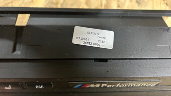 BMW e46 středový panel, kastlík, klima panel, rádio - 8