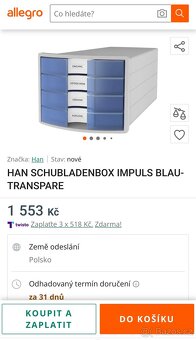 Zásuvkový box pořadač - 8
