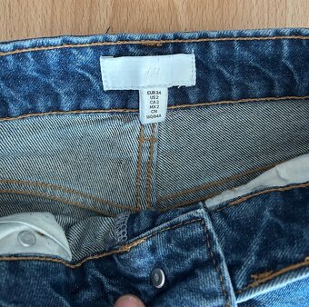 Dívčí jeans / rifle H&M vel. XS - 8