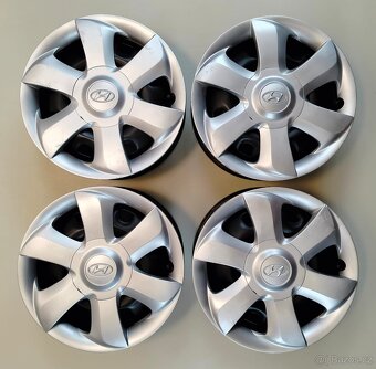 Ocelové disky na Hyundai 14" 5Jx14 ET46 + poklice Hyundai - 8