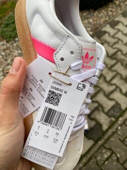 🤍🩷 Adidas Samba White Pink - 8