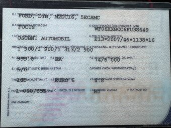 FORD FOCUS KOMBI 2016 , 1.0 - 8