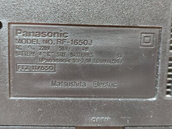 RADIO PANASONIC RF -1650J, GX-50 HIGH SENSIVITY - 8