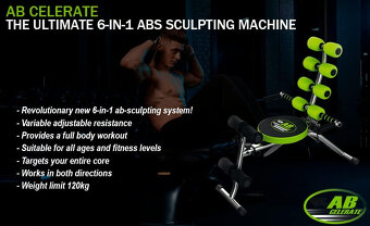 Posilovací stroj Gymform Ab Celerate 6 v 1 - 8