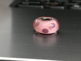 Trollbeads růžové tečky Rare Lila Dot - 8