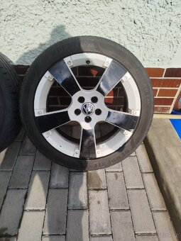 Alu disky Škoda 5x100 R17 225/45 letní - 8