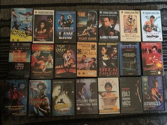 Prodám VHS Videokazety +800ks - 8