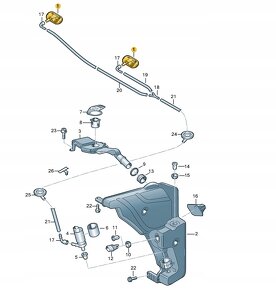 Ostřikovače Audi A6 C7 - 8