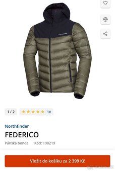 NOVÁ pánská bunda Northfinder, vel. S - 8