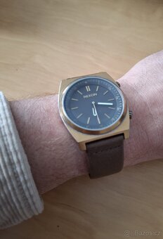 hodinky Nixon Brigade Leather WOLF PACK - 8