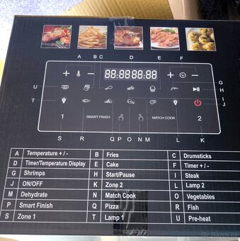 Horkovzdušná fritéza Llivekit 9 litrů - 8