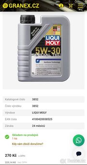 LIQUI MOLY 5W30 specifikace Ford, Jaguar, Land rover - 8
