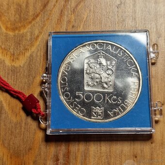 RRStříbrná 500 Kčs 1983 - Národní Divadlo - PROOF,2.034ks - 8