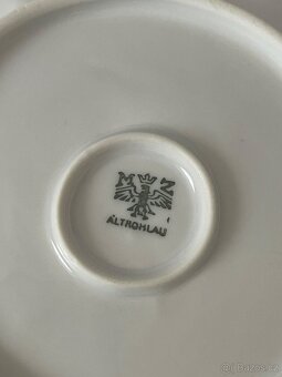 Porcelánová sada MZ Altrohlau tác+ talířky - 8