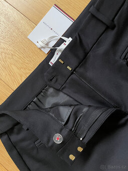 Černé elegantní pružné skinny kalhoty Tommy Hilfiger 40 - 8