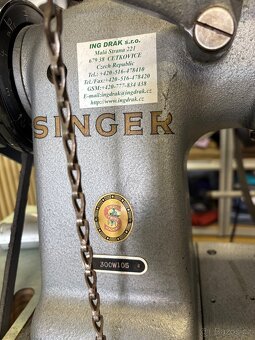 Prodám průmyslový šicí stroj Singer 300W05 – řetízkový steh, - 8
