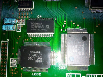 LCD display TOSHIBA TLC-1013 - PLATÍ do SMAZÁNÍ - 8