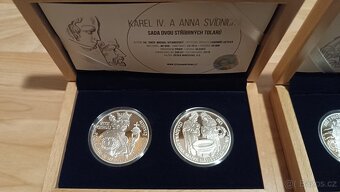 ČM Sada dvou tolarů Královské dvojice 7ks - 8