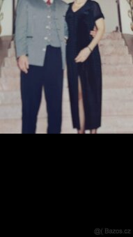 Černé společenské šaty značka Laura Contini - 8