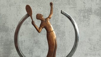 Krásná stará sportovní tenisová cena z roku 1942 - 8