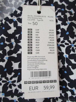 Letní květované šaty 50 5XL - 8