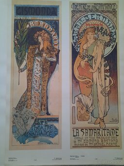 Alfons Mucha - plakáty 42x 60 cm v deskách - 8