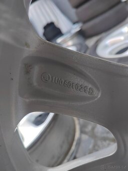 Prodám orig alu 16 škoda Octavia 1 5x100 ET 42 5ks - 8