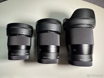 Sony a6400, sigma 16mm 30mm 56mm - 8