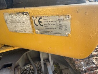 Minibagr Hitachi ZX 25-2. 2,5tuny - 8