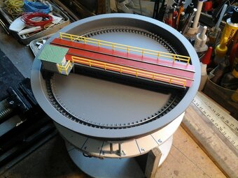 TOČNA H0 / TT, segmentová točna, přesuvna - 8